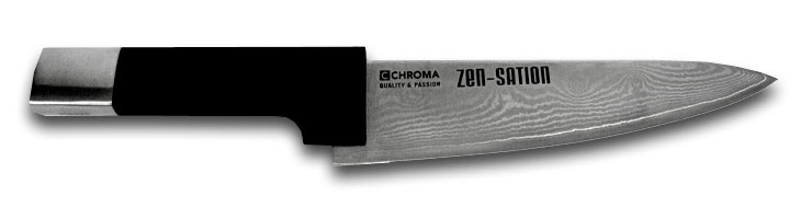 Chroma Zen-Sation Z-04, Damast Chefmesser, 20cm, 32 Lagen Damaszener Stahl
