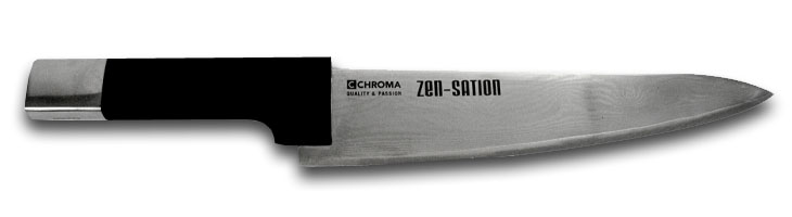 Chroma Zen-Sation Z-05, Damast Chefmesser, 24cm, 32 Lagen Damaszener Stahl