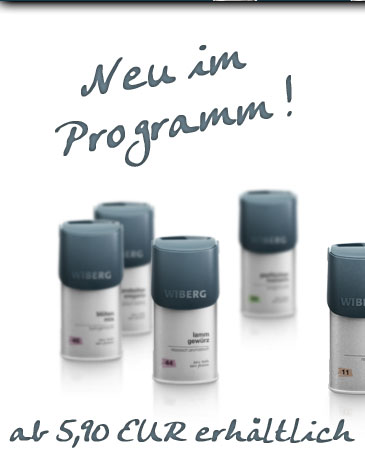 Wiberg at home in der Spice Box / more taste. more pleasure.