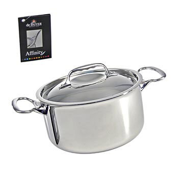 de BUYER Affinity Induktions Bratentopf / Deckel, Edelstahl, ø 20 cm, 11 cm hoch de BUYER Affinity Induktions Bratentopf / Deckel, Edelstahl, ø 20 cm, 11 cm hoch
