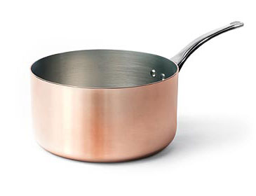 de BUYER Induktions Kasserolle, Kupfer-Edelstahl, magnetischer Boden, ø 14 cm de BUYER Induktions Kasserolle, Kupfer-Edelstahl, magnetischer Boden, ø 14 cm