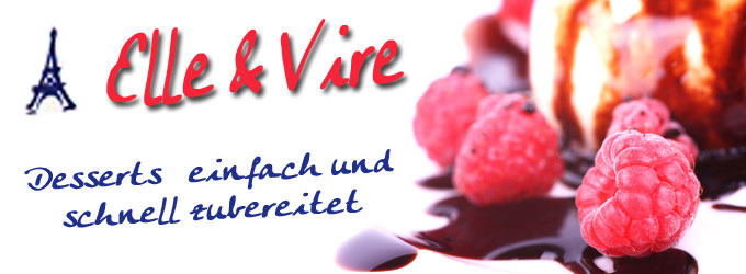 Dessert Zubereitung von Elle & Vire Creme Brulee, Creme mit Valrhona Schokolade, Panna Cotta Basis | www.gourmet-versand.com Dessert Zubereitung von Elle & Vire Creme Brulee, Creme mit Valrhona Schokolade, Panna Cotta Basis | www.gourmet-versand.com