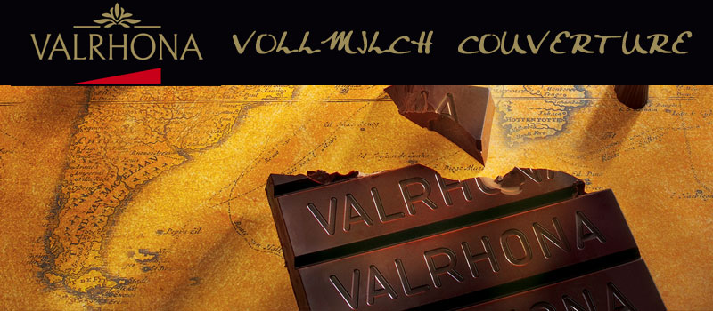Vollmilch Couverturen von Valrhona Valrhona Jivara Lactee, Valrhona Equatoriale Lactee, Couverturenriegel - Lacte, Valrhona Equatoriale Lactee, Valrhona Guanaja Lactee-Grand Cru, etc. | www.gourmet-versand.com