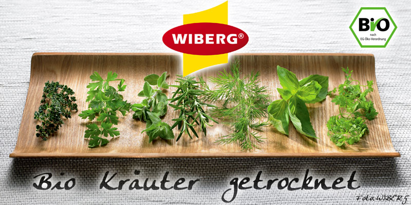 Wiberg BIO-Kräuter getrocknet BIO-Kräuter nach DE-ÖKO-001 | www.gourmet-versand.com Wiberg BIO-Kräuter getrocknet BIO-Kräuter nach DE-ÖKO-001 | www.gourmet-versand.com