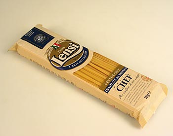 Lensi Fettuccine Pasta Chef - 24x500 g - Karton - www.gourmet-versand.com