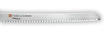 Haiku Damast HD-08 Damast Brotmesser, 25cm, Kirschholz, 32-fach gefaltet - 1 Stück - Schachtel