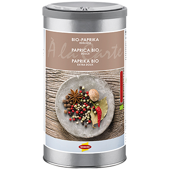 Wiberg Bio-Paprika edels��, BIO-zertifiziert - 640 g - Aroma-Tresor - www.gourmet-versand.com