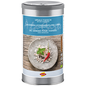 Wiberg Ursalz Fleisch-BIO, mit BIO-zertifizierten Kr�utern und Zutaten - 950 g - Aroma-Tresor - www.gourmet-versand.com