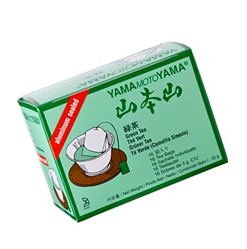 Gr�ner Tee - Sencha in Aufgussbeuteln - 46 g - Karton - www.gourmet-versand.com