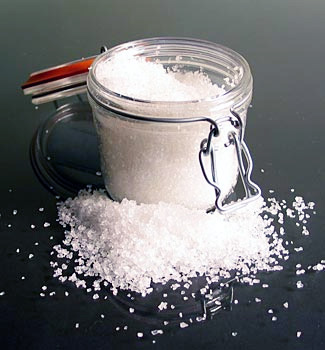 Palm Island wei�es Pacific Salz aus Hawaii - 400 g - Glas - www.gourmet-versand.com