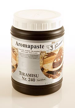 Tiramisu Paste von 3 D - 1 kg - Pe-dose - www.gourmet-versand.com