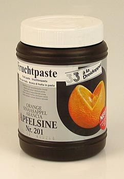 Apfelsinen-Paste, von Dreidoppel No. 201 - 1 kg - Pe-dose - www.gourmet-versand.com