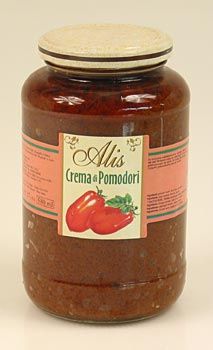 Crema di Pomodori, Sauce aus getrockneten Tomaten, von Alis - 500 g - Glas - www.gourmet-versand.com