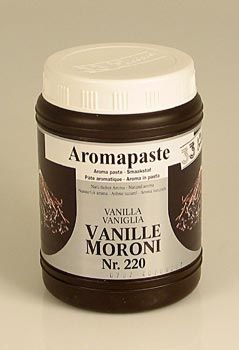 Moroni-Vanille-Paste, dunkel, von Dreidoppel (220) - 1 kg - Pe-dose - www.gourmet-versand.com