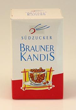 Brauner Kandis, St�cke - 500 g - Paket - www.gourmet-versand.com