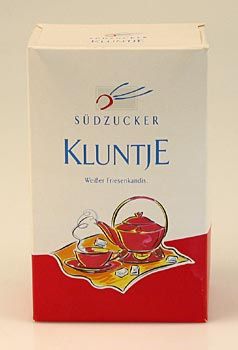 Wei�er Kandis, gro�e St�cke (Kluntje) - 1 kg - Paket - www.gourmet-versand.com