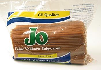 Vollkorn-Spaghetti - 2,5 kg - T�te - www.gourmet-versand.com