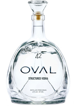 Vodka Oval, hell, aus �sterreich, 42% vol. - 0,7 l - Flasche - www.gourmet-versand.com