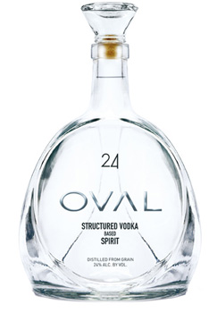 Vodka Oval, hell, aus �sterreich, 24% vol. - 0,7 l - Flasche - www.gourmet-versand.com