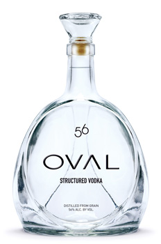 Vodka Oval, hell, aus �sterreich, 56% vol. - 0,7 l - Flasche - www.gourmet-versand.com