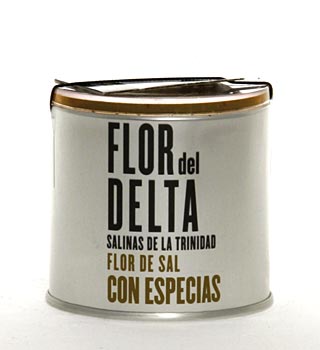 Flor de Delta, Flor de Sal con Especias/ Gew�rze, Joan Roca - 150 g - Dose - www.gourmet-versand.com