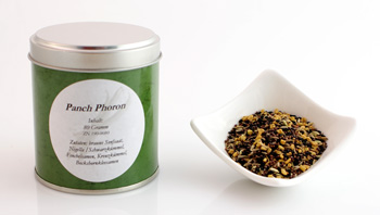Panch Phoron - Gewürzmischung, Altes Gewürzamt, Ingo Holland - 80 g - Dose - www.gourmet-versand.com Panch Phoron - Gewürzmischung, Altes Gewürzamt, Ingo Holland - 80 g - Dose - www.gourmet-versand.com