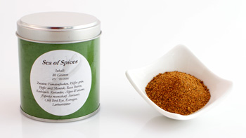 Sea of Spices - Gewürzmischung, Altes Gewürzamt, Ingo Holland - 80 g - Dose - www.gourmet-versand.com Sea of Spices - Gewürzmischung, Altes Gewürzamt, Ingo Holland - 80 g - Dose - www.gourmet-versand.com