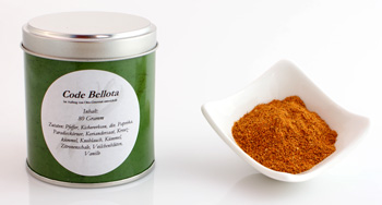 Code Bellota - Gewürzmischung, Altes Gewürzamt, Ingo Holland - 80 g - Dose - www.gourmet-versand.com Code Bellota - Gewürzmischung, Altes Gewürzamt, Ingo Holland - 80 g - Dose - www.gourmet-versand.com