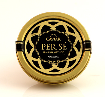 Per Se Kaviar von Riofrio aus Spanien, (Acipenser naccarii oder Adria St�r), Borax - 50 g - Dose - www.gourmet-versand.com