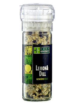 Gourmet-Gew�rzm�hle Lemon und Dill, Easy Gourmet - 61 g - M�hle - www.gourmet-versand.com
