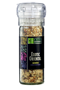 Gourmet-Gew�rzm�hle Exotic Oriental, Easy Gourmet - 63 g - M�hle - www.gourmet-versand.com