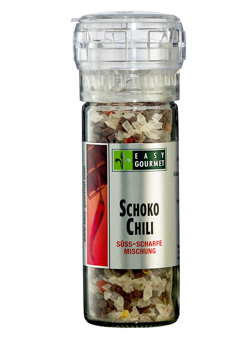 Gourmet-Gew�rzm�hle Schoko-Chilli, Easy Gourmet, - 76 g - M�hle - www.gourmet-versand.com