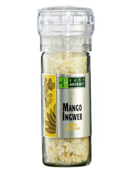 Gourmet-Gew�rzm�hle Mango-Ingwer, Easy Gourmet - 77 g - M�hle - www.gourmet-versand.com