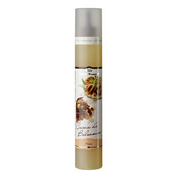 Crema di Balsamico, Balsamico-Creme mit Pfirschgeschmack von Acetificio Mengazzoli - 320 g - Pe-flasche - www.gourmet-versand.com