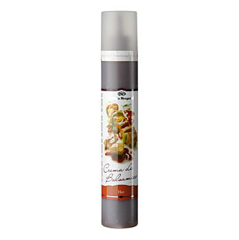 Crema di Balsamico, Balsamico-Creme s�ss-sauer-scharf von Acetificio Mengazzoli - 320 g - Pe-flasche - www.gourmet-versand.com