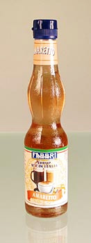 Amaretto Sirup f�r Cafe Fabbri - 390 ml - Flasche - www.gourmet-versand.com