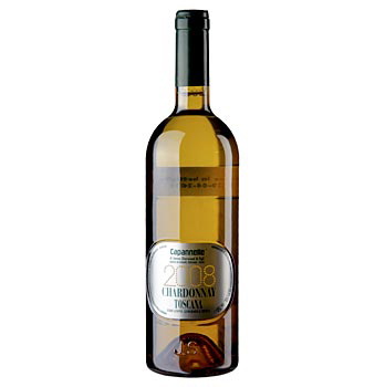 Chardonnay Toscana - IGT, Barrique, 2008er, 13,5% vol. von Capannelle - 0,75 l - Flasche - www.gourmet-versand.com