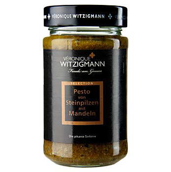 Steinpilzpesto von Veronique Witzigmann - 225 g - Glas - www.gourmet-versand.com