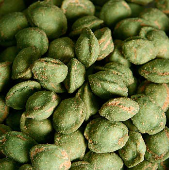 Erdn�sse mit japanischem Meerrettich - pikanter Barsnack - 200 g - Beutel - www.gourmet-versand.com