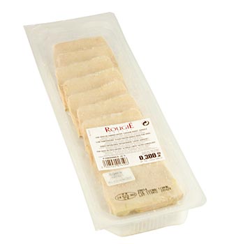 Ganze Entenleber leicht gekocht in Scheiben 10 St�ck Plastikschale - 300 g - Pe-schale - www.gourmet-versand.com