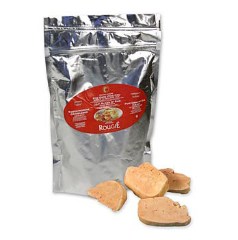 G�nsestopfleber roh, 2 x 12 Scheiben a ca. 70g, von Rougie - 1,68 kg - Beutel - www.gourmet-versand.com