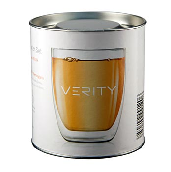 VERITY Probierset, 1 VERITY Doppelwand Teeglas + 7 Portionskapseln Teekonzentrat, Set - Set - Schachtel - www.gourmet-versand.com