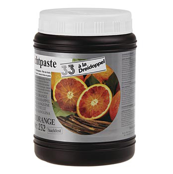 Blutorangen-Paste, von Dreidoppel, No.232 - 1 kg - Pe-dose - www.gourmet-versand.com