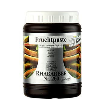 Rhabarber-Paste, von Dreidoppel, No.260 - 1 kg - Pe-dose - www.gourmet-versand.com