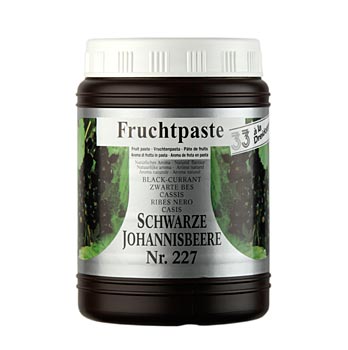 Schwarze Johannisbeeren-Paste, von Dreidoppel, No.227 - 1 kg - Pe-dose - www.gourmet-versand.com