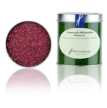 Gew�rzsalz mit Hibiskusbl�te, Altes Gew�rzamt, Ingo Holland - 150 g - Glas - www.gourmet-versand.com