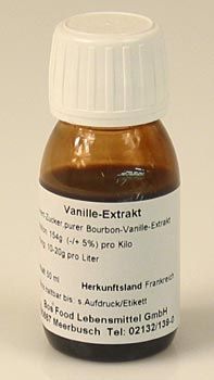 Vanille Extrakt, ohne Stippen - 50 ml - Pe-flasche - www.gourmet-versand.com
