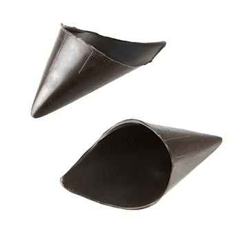 Schokoladenform - Lilie, dunkle Schokolade, � 55mm, 80mm hoch - 56 St ca. 1,88 kg - Karton - www.gourmet-versand.com
