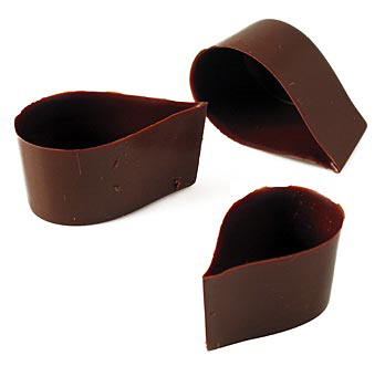 Schokoladenform - Van Mer Tropfen (3,4cm hoch, 6,5cm lang) - 125 St - Karton - www.gourmet-versand.com