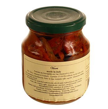 Eingelegte halbgetrocknete Tomaten - 290 g - Glas - www.gourmet-versand.com